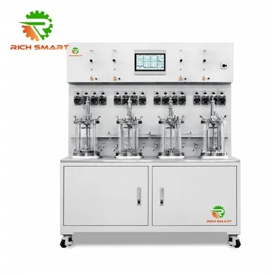 Biorreactor de vidrio paralelo